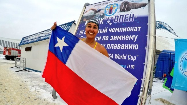 Nadadora Bárbara Hernández se colgó cinco medallas en la Copa del Mundo de Minsk