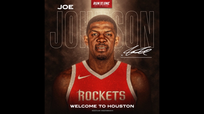 Houston Rockets firmó al escolta-alero Joe Johnson