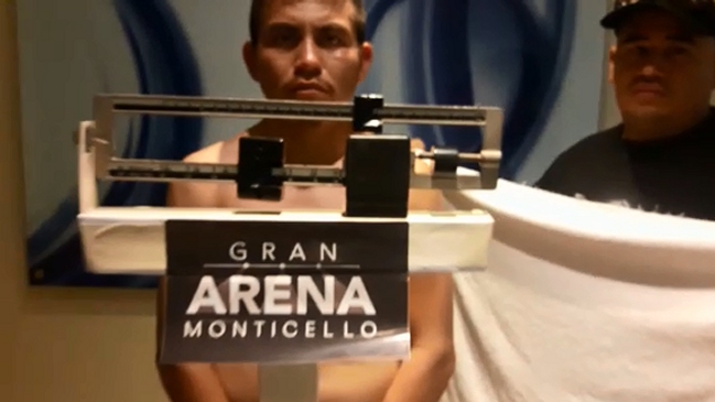 Rival de Miguel "Aguja" González no dio el peso y bajó dos kilos en dos horas