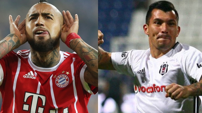 Vidal y Medel chocan en atractivo duelo entre Bayern Munich y Besiktas por la Champions