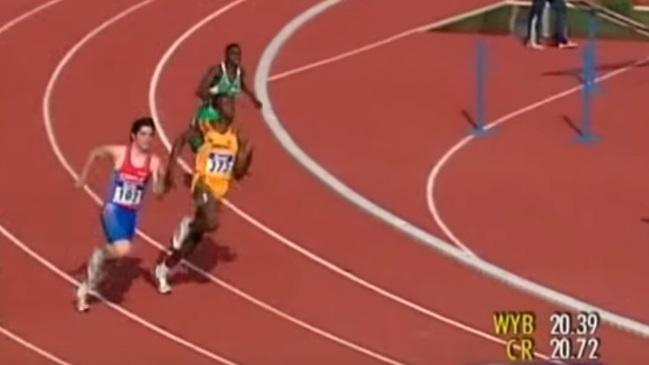 El día en que el futuro subsecretario de Deportes corrió con Usain Bolt