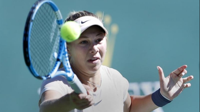 La sorprendente Amanda Anisimova derrotó a Petra Kvitova y avanzó a octavos de final en Indian Wells