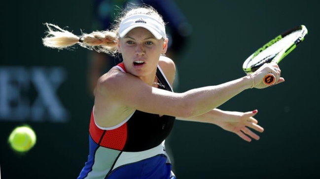 Caroline Wozniacki sufrió ante Sasnovich para avanzar a octavos en Indian Wells