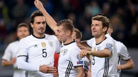 Alemania tiene nómina para duelo ante España y Brasil