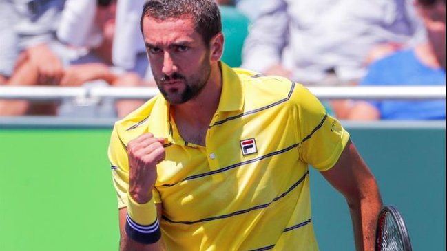 Cilic clasificó a los octavos de final en Miami luego de tumbar a un exigente Pospisil