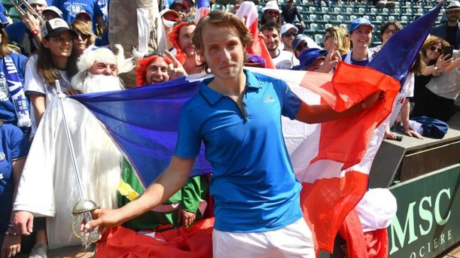 Pouille venció a Fognini y envíó a Francia a semifinales de Copa Davis