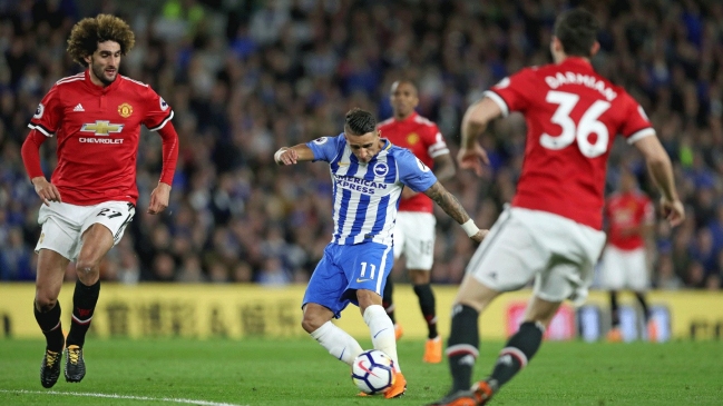 Manchester United sintió la ausencia de Alexis Sánchez y fue superado por Brighton