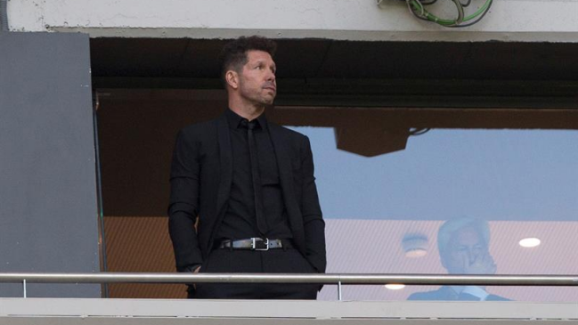 Atlético de Madrid apelará a la UEFA para rebajar sanción a Diego Simeone