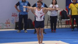 Tomás González se impuso en suelo y consiguió un nuevo oro para Chile en Cochabamba 2018