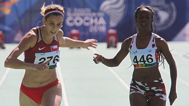 Isidora Jiménez terminó quinta en los 100 metros planos de los Juegos Sudamericanos