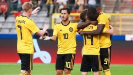 Bélgica vapuleó a Costa Rica en último amistoso previo al Mundial