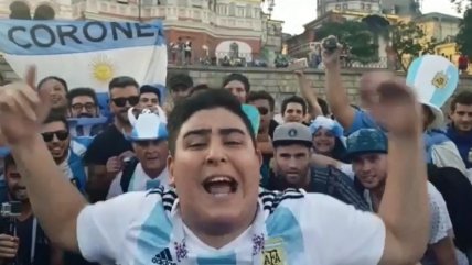 Hinchas argentinos se tomaron revancha y le dedicaron "cantito" a Alemania