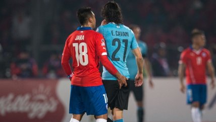 Se cumplieron tres años del dedo de Gonzalo Jara a Edinson Cavani
