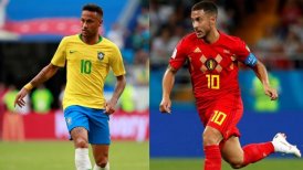 Brasil y Bélgica protagonizan choque de favoritos en los cuartos de final del Mundial
