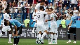 Francia se instaló en las semifinales del Mundial tras vencer a un impotente Uruguay