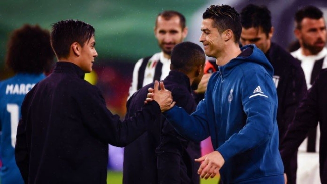 Paulo Dybala y Alessandro Del Piero le dieron la bienvenida a Cristiano Ronaldo