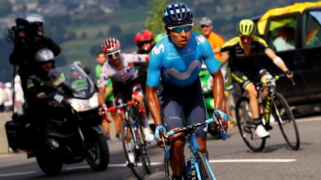 Nairo Quintana celebró en la cima del Portet y Thomas es más líder del Tour de Francia