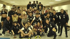 Desahogo: El íntimo festejo de Colo Colo tras eliminar a Corinthians de Copa Libertadores
