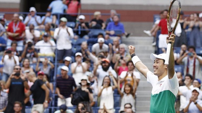 Kei Nishikori se tomó revancha ante Marin Cilic y jugará las semifinales del US Open