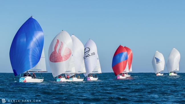 Veleros de la Clase J/70 retoman el Campeonato Anual 2018 en Algarrobo