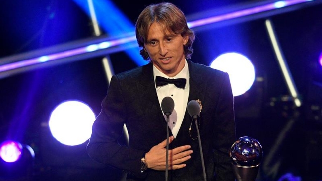 El croata Luka Modric se quedó con el premio The Best 2018