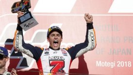 Marc Márquez ganó el Gran Premio de Japón y logró su quinto título mundial del Moto GP