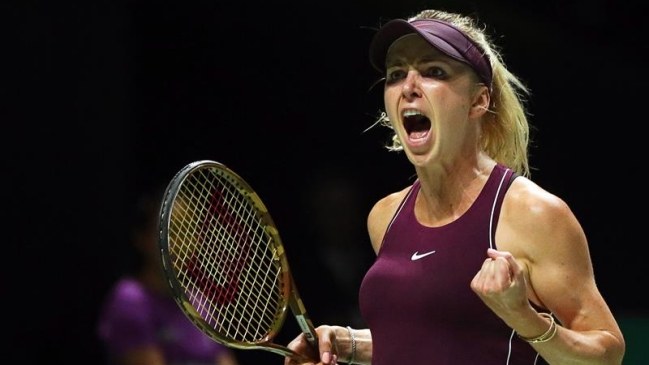 Svitolina clasificó a semifinales y dejó fuera a Wozniacki en Singapur