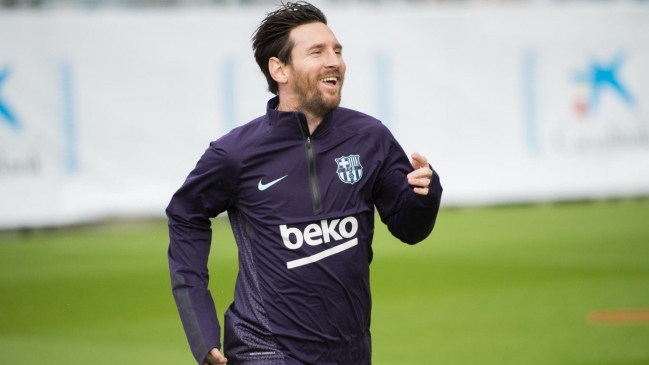 Lionel Messi volvió a las prácticas y alista su retorno tras lesión