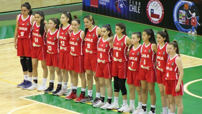 Chile derrotó a Brasil y accedió a la final del Sudamericano femenino sub 15 de baloncesto