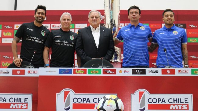 Capitanes y técnicos de Audax Italiano y Palestino se aferran al sueño de ganar la Copa Chile