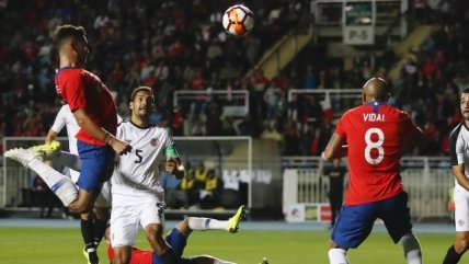 Sebastián Vegas marcó el descuento de la Roja ante Costa Rica