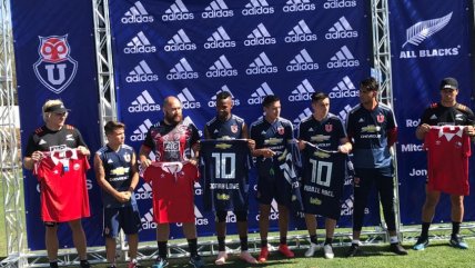 La entretenida visita de los Maorí All Blacks al plantel de la U