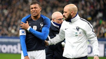 La dolorosa lesión de Kylian Mbappé en la victoria de Francia sobre Uruguay