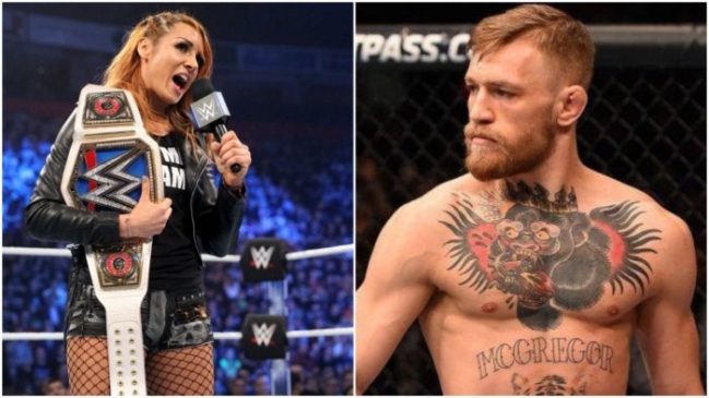 "Llámame si necesitas apoyo": El increíble intercambio entre Conor McGregor y Becky Lynch
