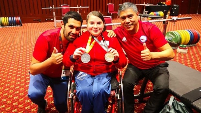 Chile consiguió cinco medallas de oro en el Panamericano paralímpico de pesas potencia