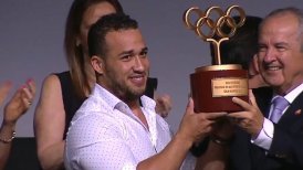 Arley Méndez fue premiado como el mejor deportista del año en la Gala Olímpica 2018