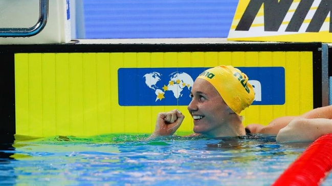 Australiana Titmus estableció nuevo récord mundial de piscina corta en 400 libre