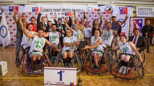 Lobos de El Bosque, campeón nacional de Baloncesto en silla de ruedas