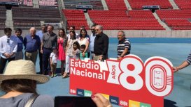 Arturo Salah y ministra Kantor inauguraron las actividades por los 80 años del Estadio Nacional