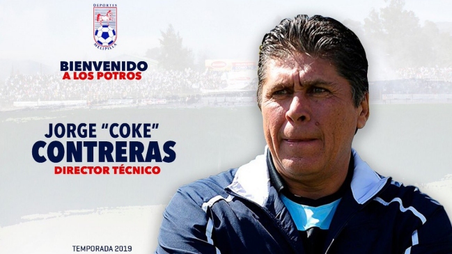 Deportes Melipilla anunció a Jorge "Coke" Contreras como su nuevo entrenador