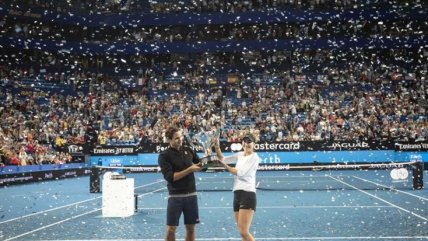 Iniciaron el año como campeones: Federer y Bencic volvieron a levantar la Copa Hopman