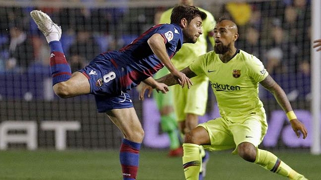 FC Barcelona alineó a un jugador suspendido en duelo de ida de la Copa del Rey contra Levante