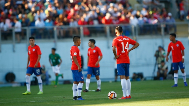 Chile empató con Bolivia y tuvo un flojo debut en el Sudamericano sub 20