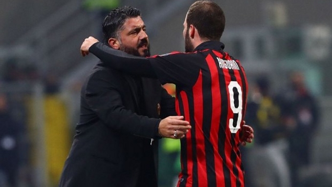 Gennaro Gattuso aceptó la inminente salida de Gonzalo Higuaín de AC Milan