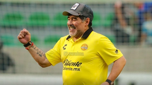 Maradona regresó a México para hacerse cargo de Dorados