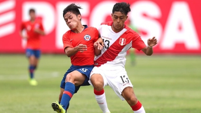 La Roja sub 17 igualó con Perú en duelo amistoso preparatorio para el Sudamericano