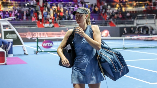 Maria Sharapova abandonó por lesión el torneo de San Petersburgo