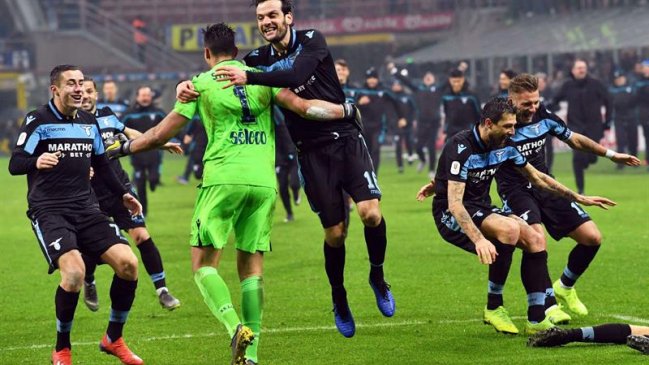 Lazio superó a Inter en los penales y avanzó a las semifinales de la Copa Italia