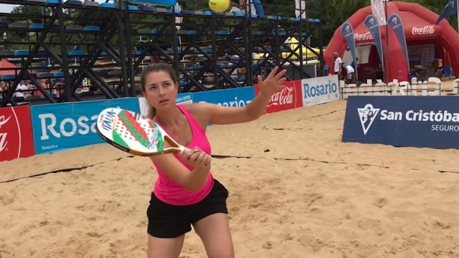 Chilena Renata Barchiesi: Me costó entrar en el Beach Tennis, pero hoy me motiva harto competir