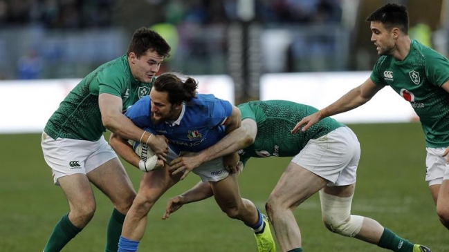 Seis Naciones: Irlanda derrotó a Italia en Roma y relanzó sus ambiciones